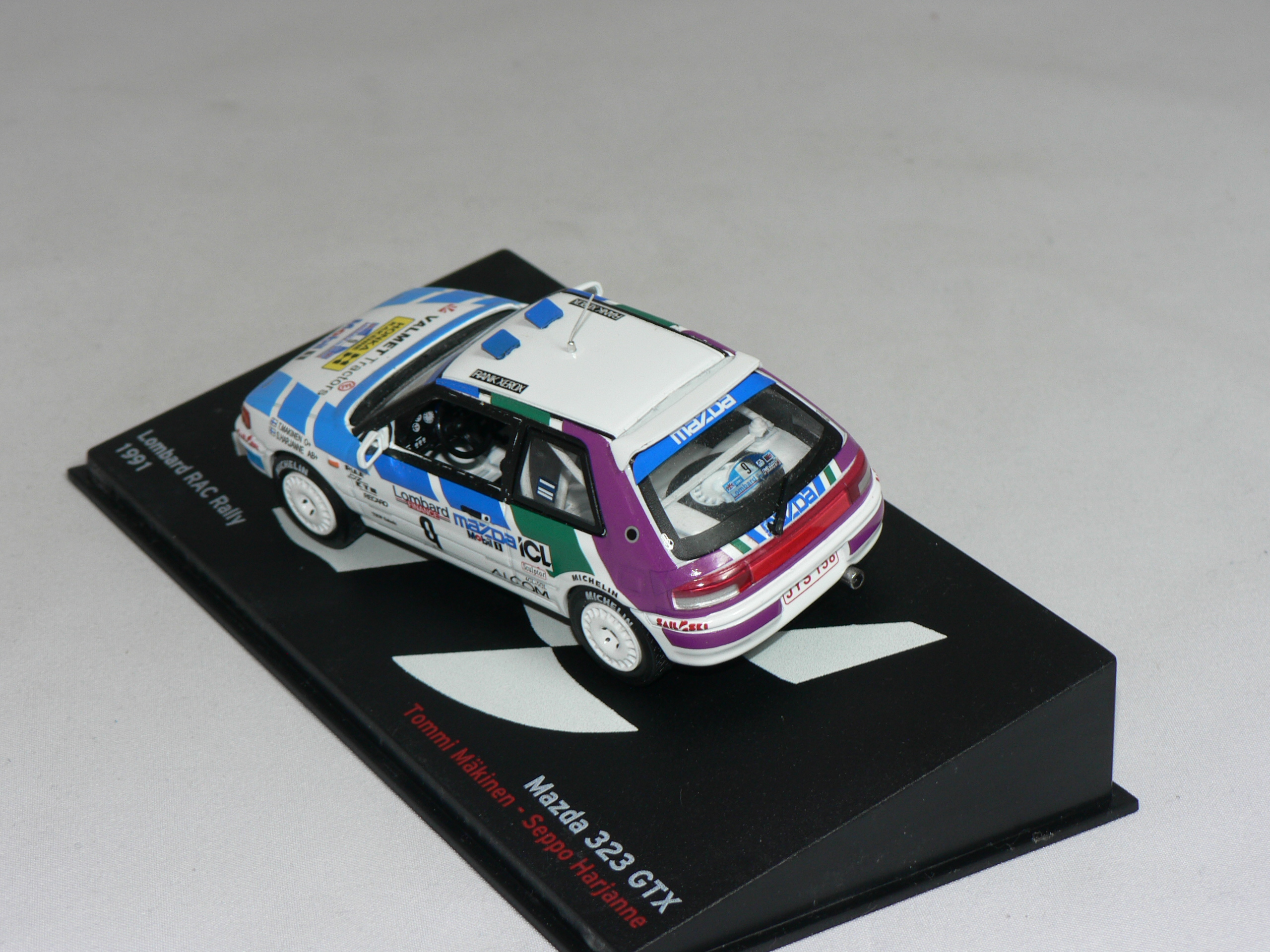 Mazda 323 GTX #9  1991  T. Mäkinen- S.Harjanne 1:43  Champion Rally Cars - 2