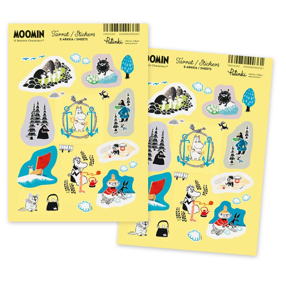 Moomin Stickers Moomin Board Game – A5 Stickers for Journaling & Scrapbooking