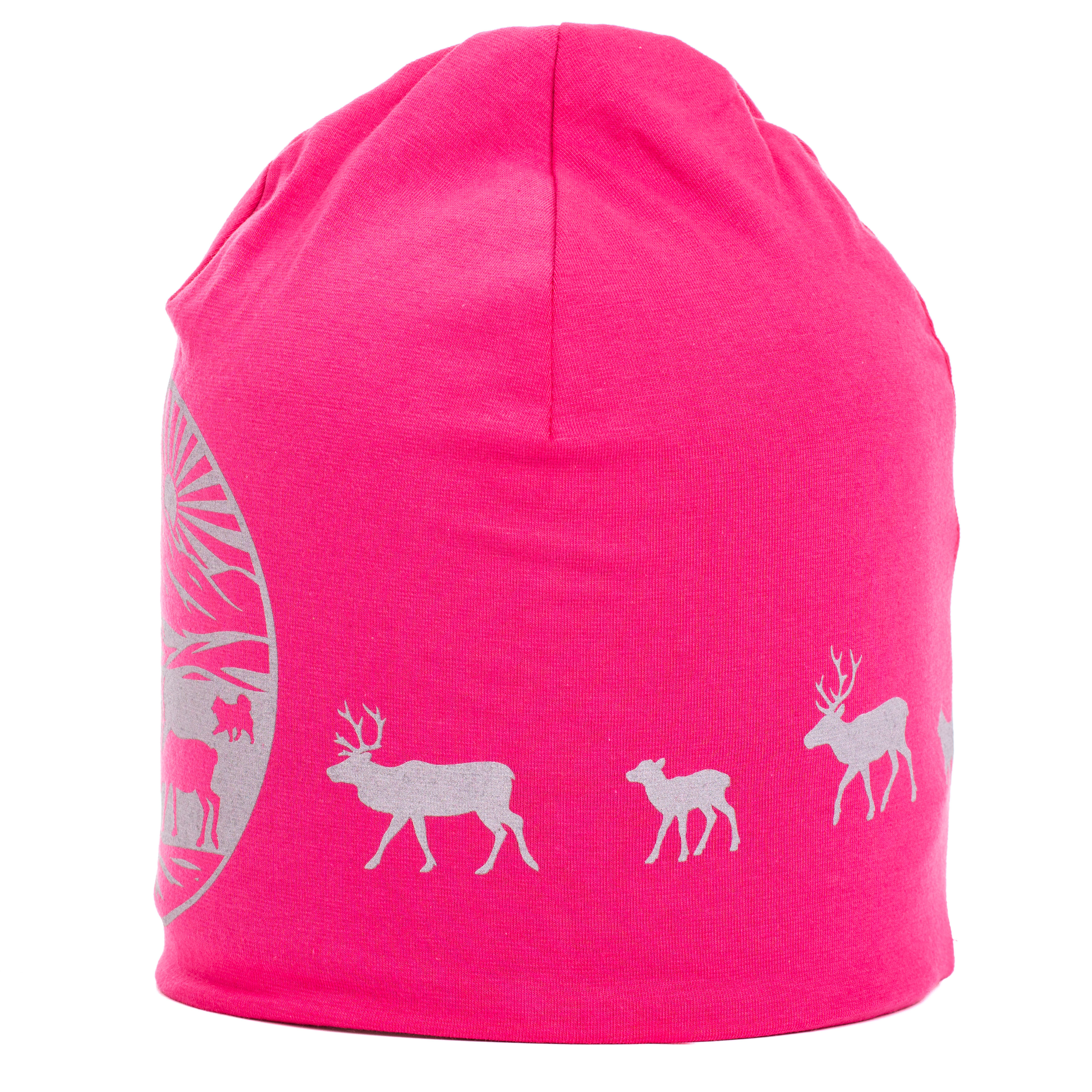 Reflective beanie winter Into the Fjäll pink - 2