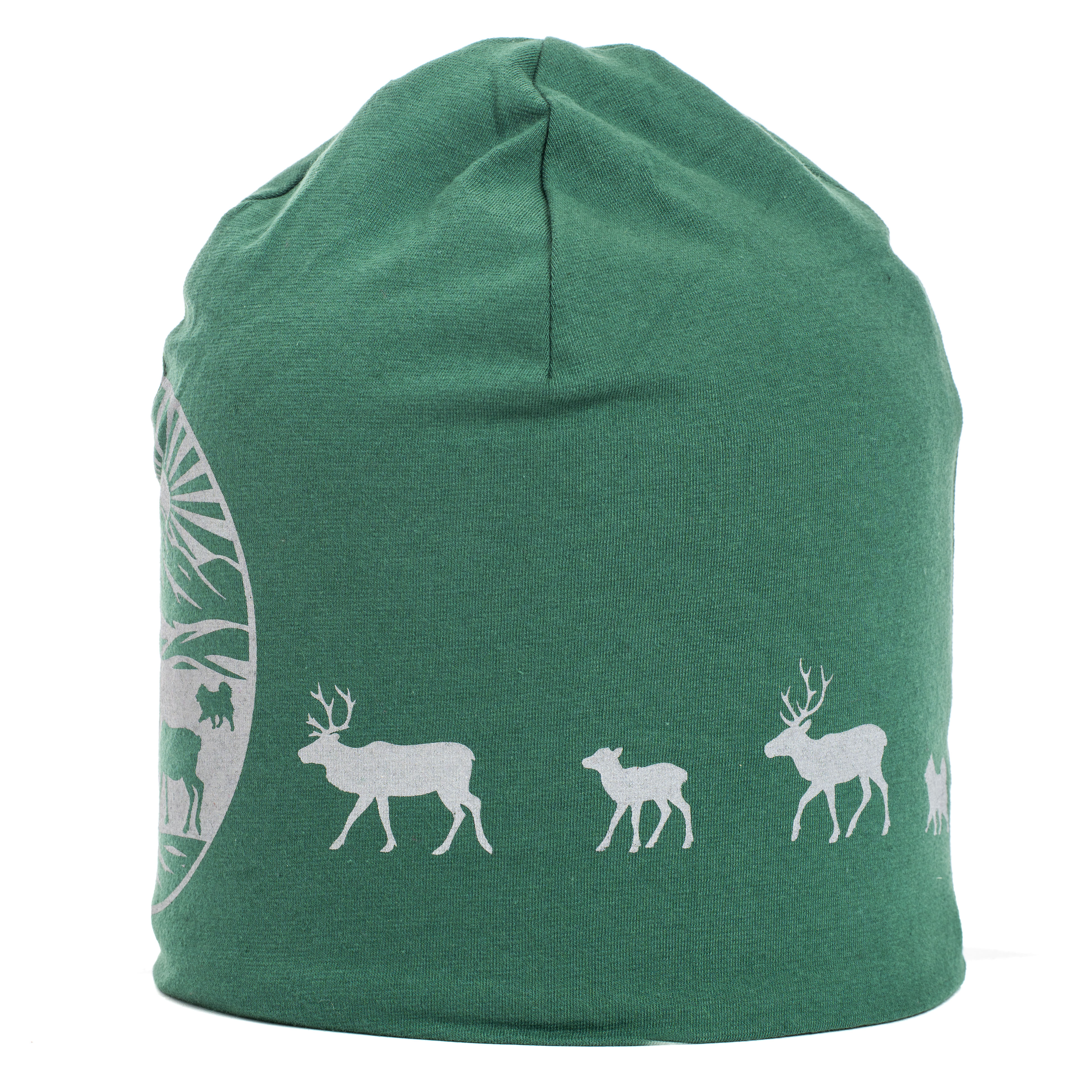 Reflective beanie winter Into the Fjäll forest green - 2
