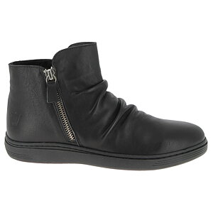 Charlotte of Sweden Double Zipper Boot Black