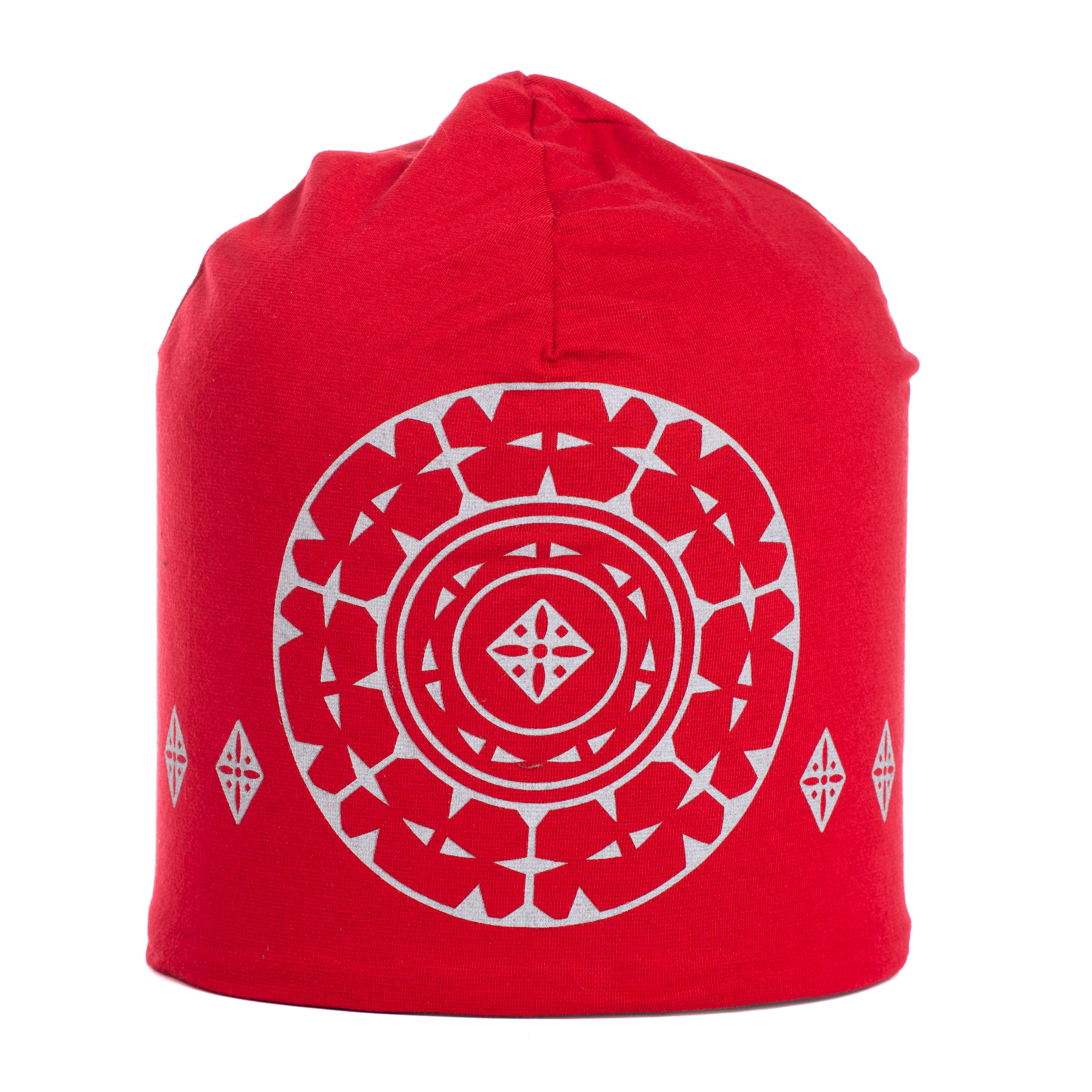 Reflective beanie winter Hävvi red
