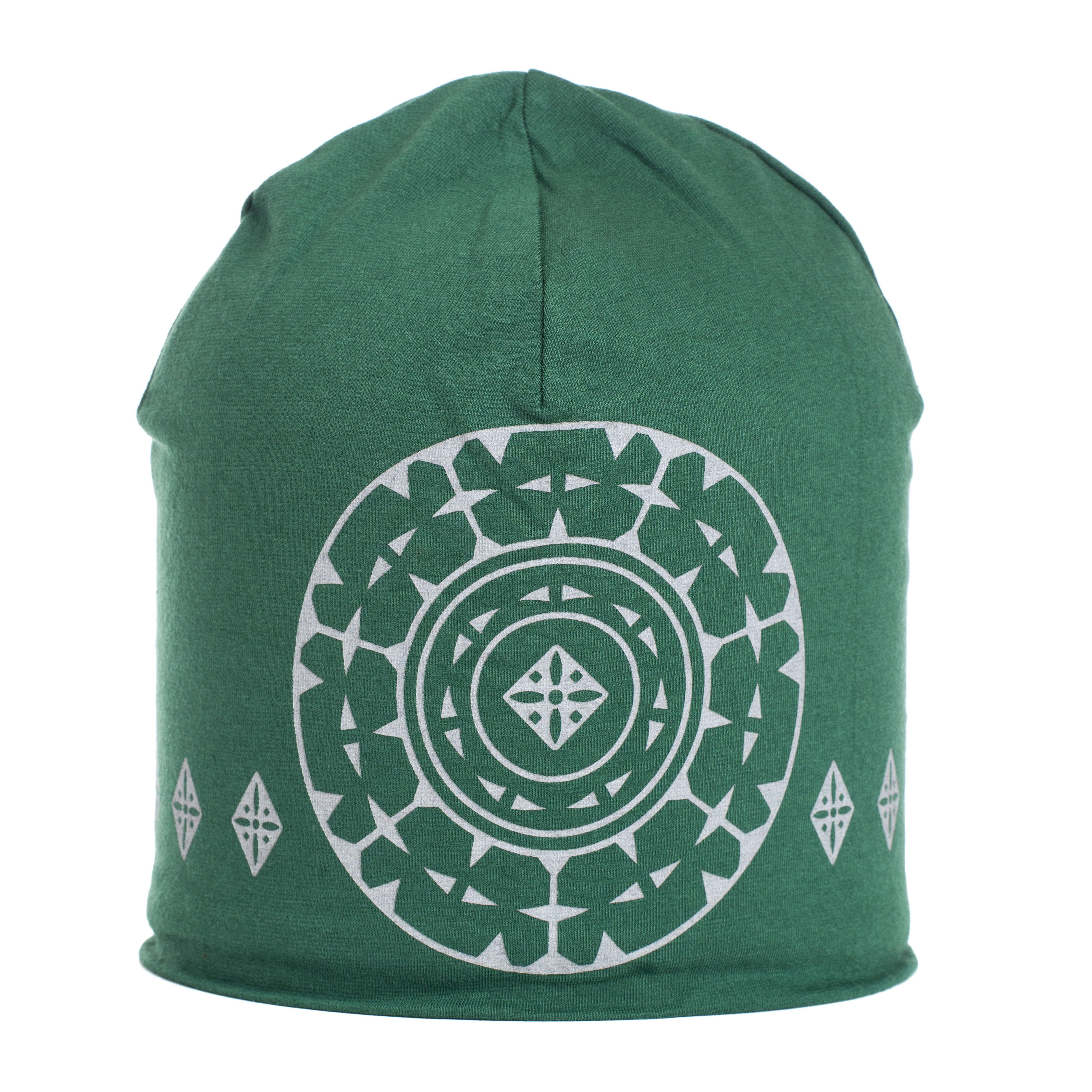 Reflective beanie winter Hävvi forest green