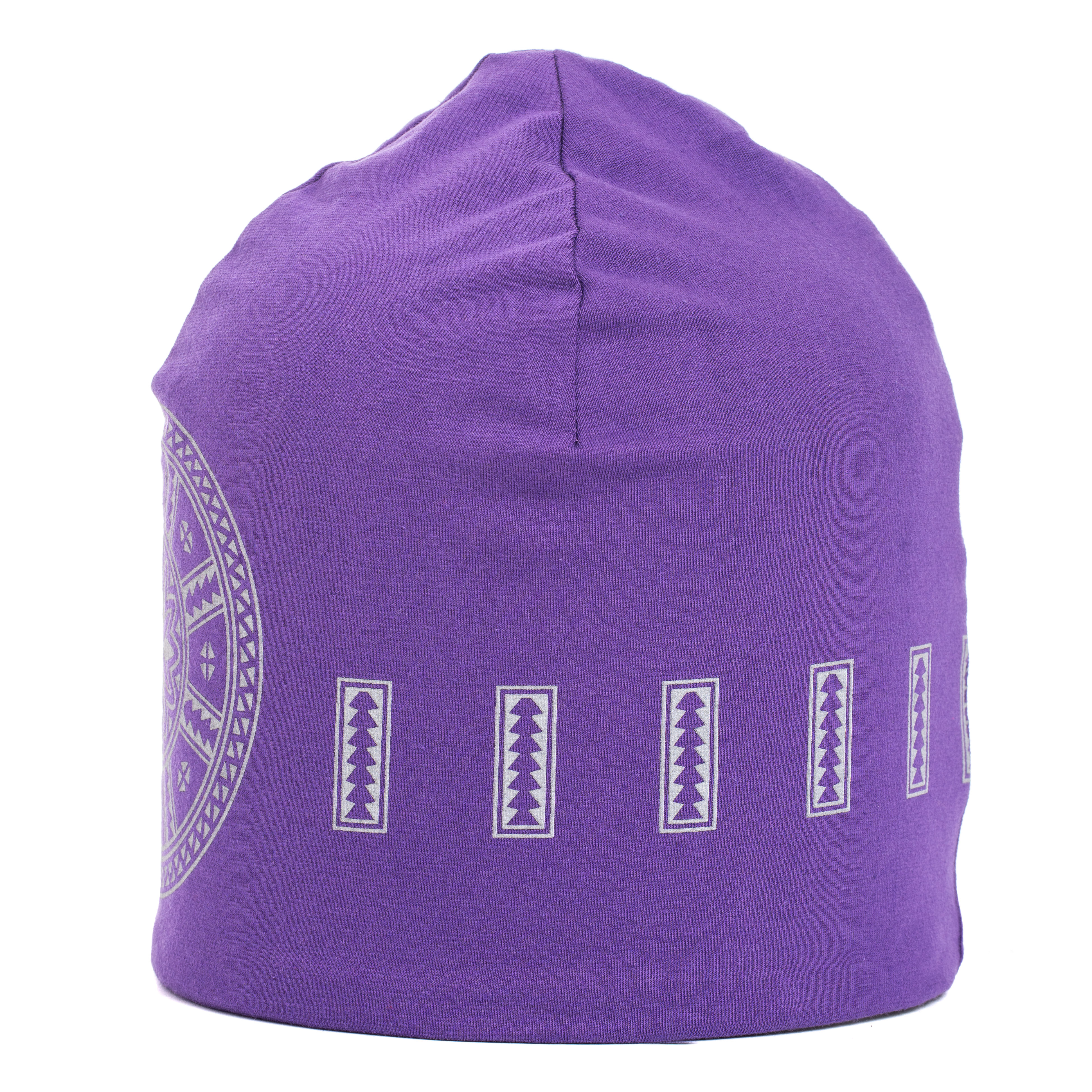Reflective beanie winter Ritni purple - 2