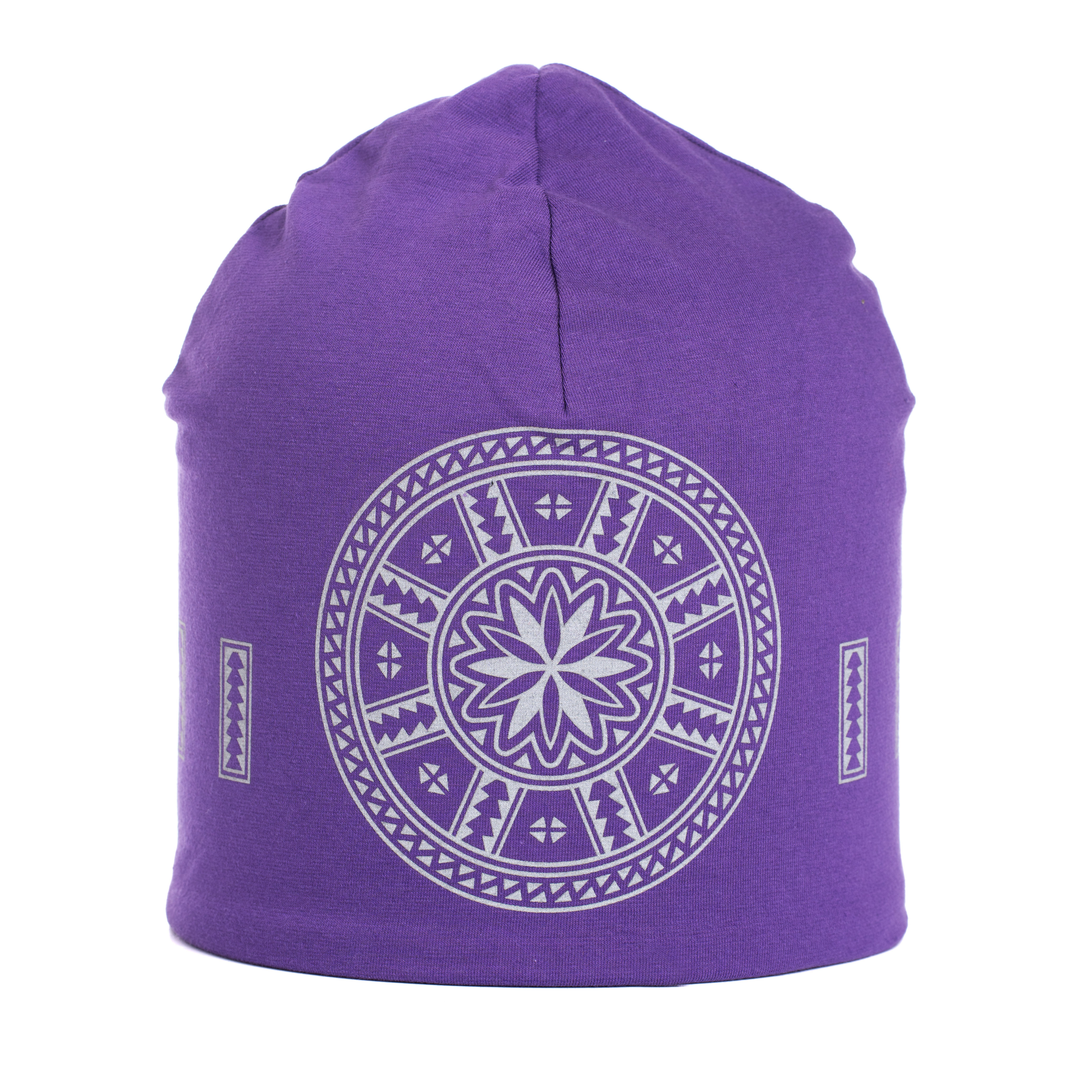 Reflective beanie winter Ritni purple