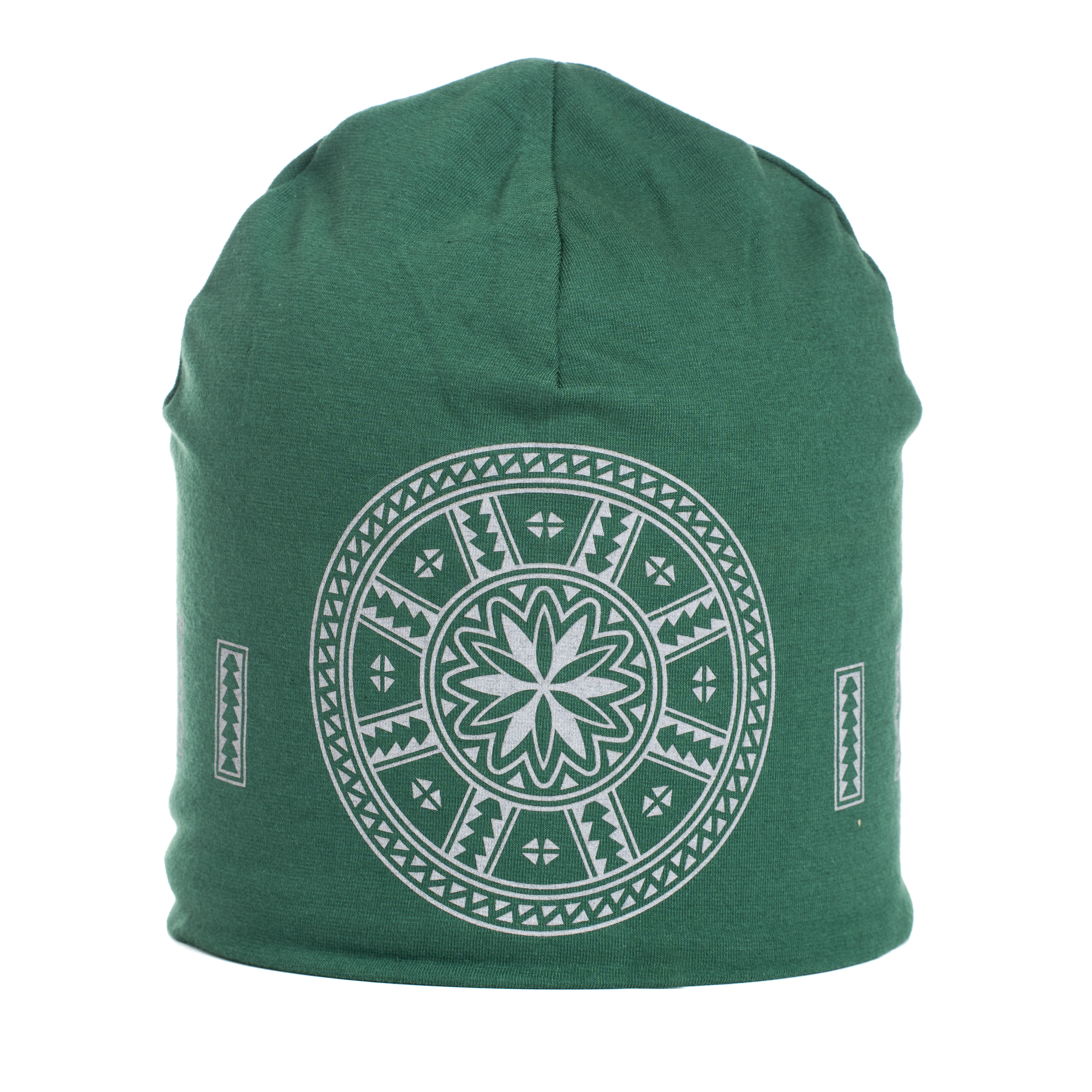 Reflective beanie winter Ritni forest green