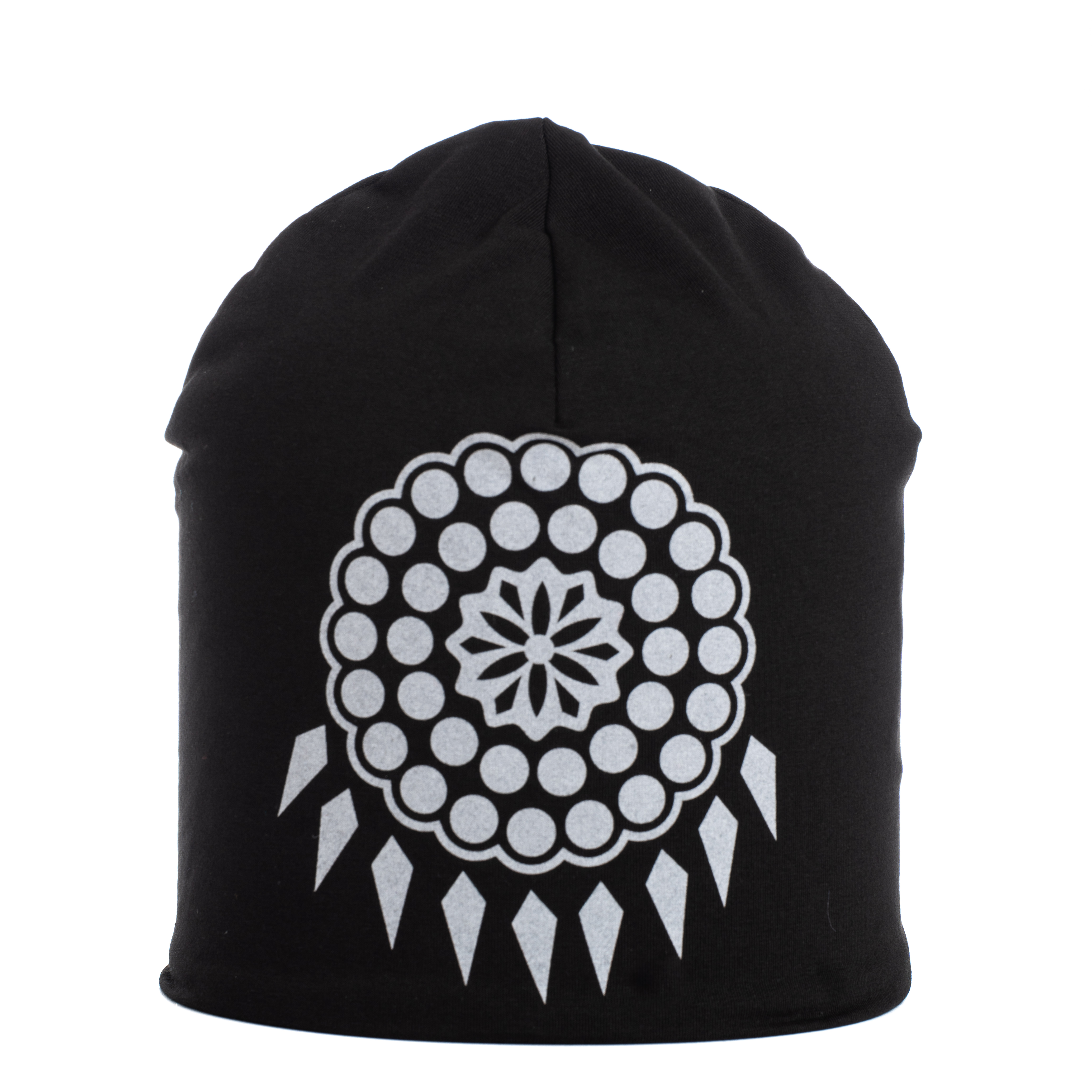 Reflective beanie winter Risku black