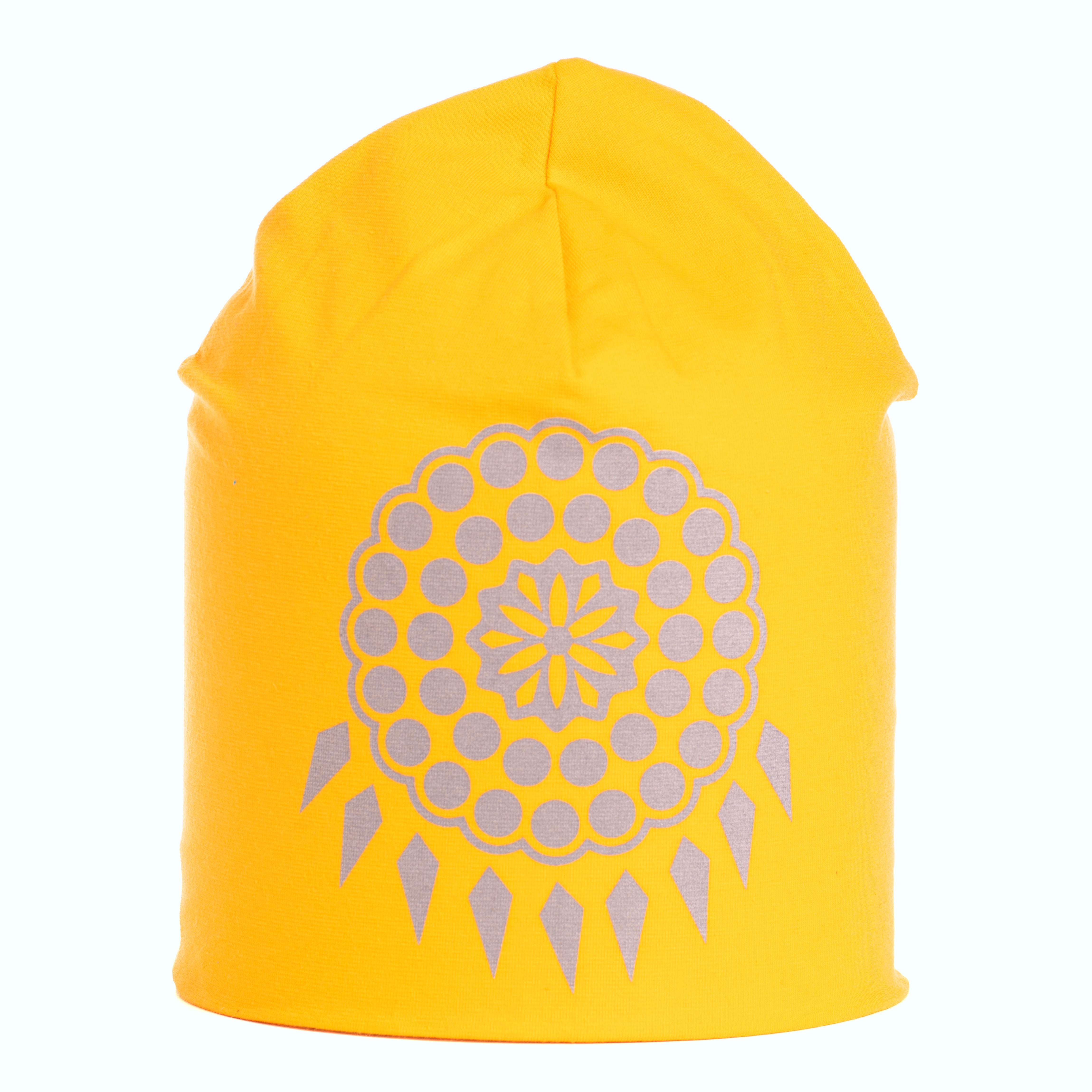 Reflective beanie Risku yellow
