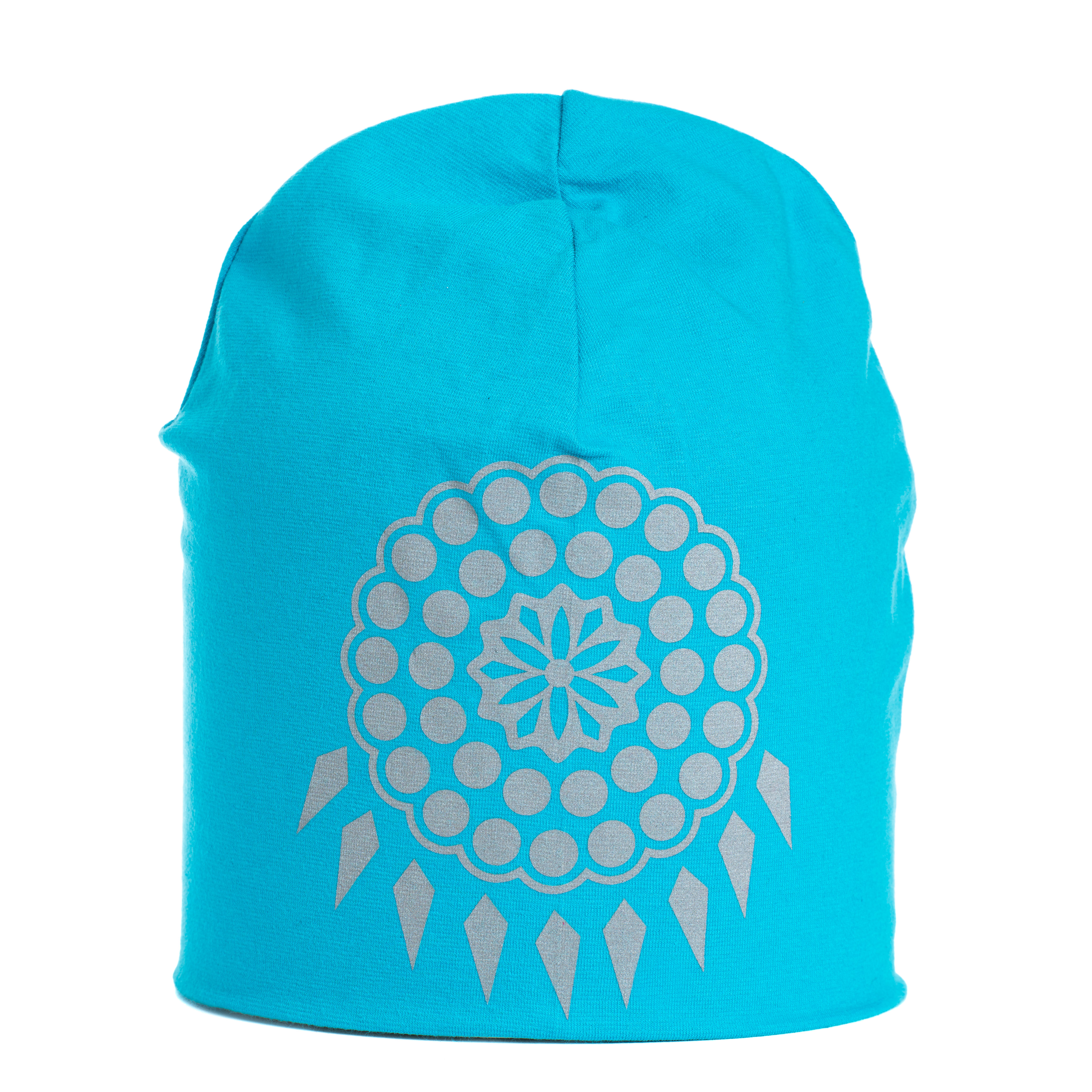 Reflective beanie Risku turquoise