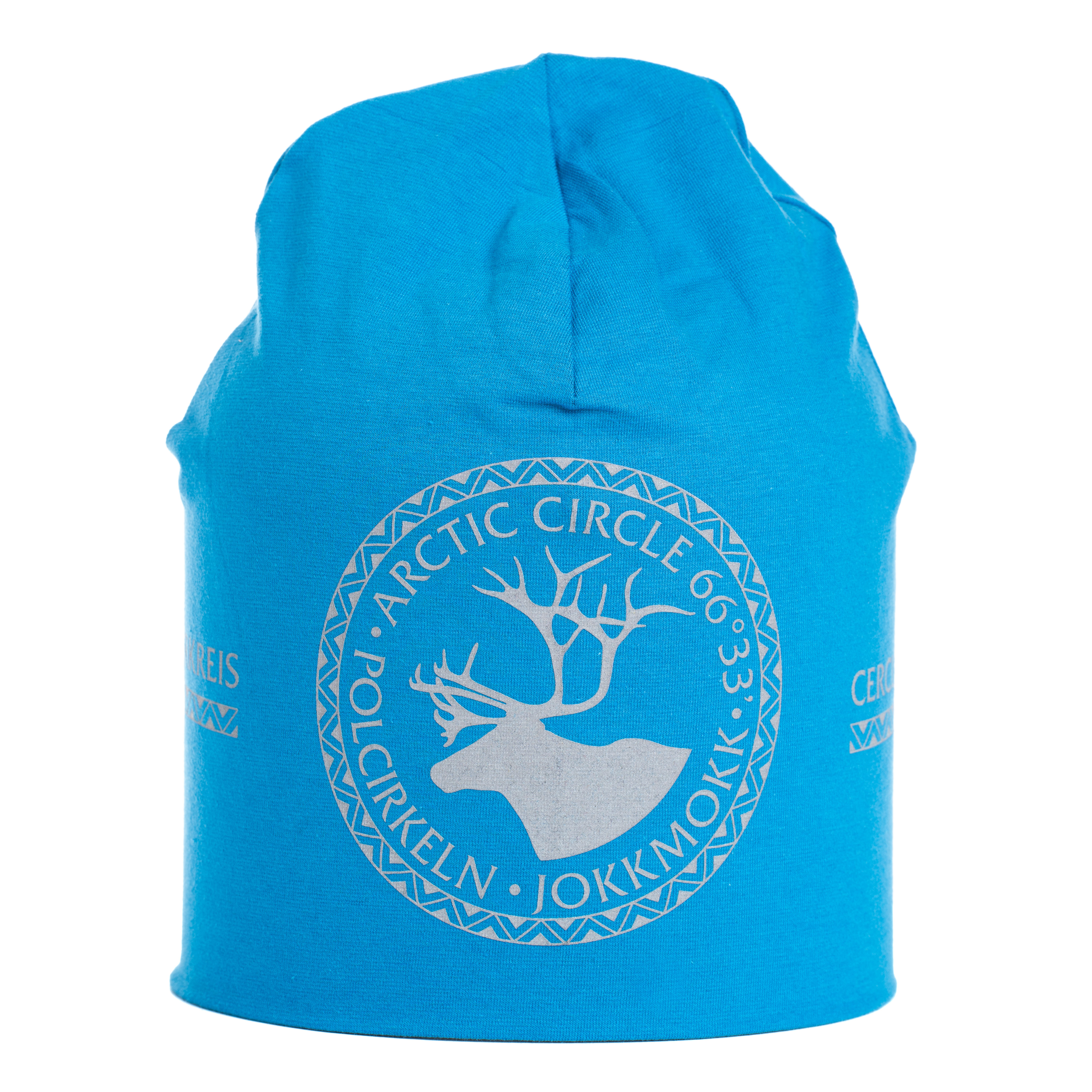 Reflective beanie Arctic Circle blue