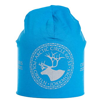 Reflective beanie Arctic Circle blue