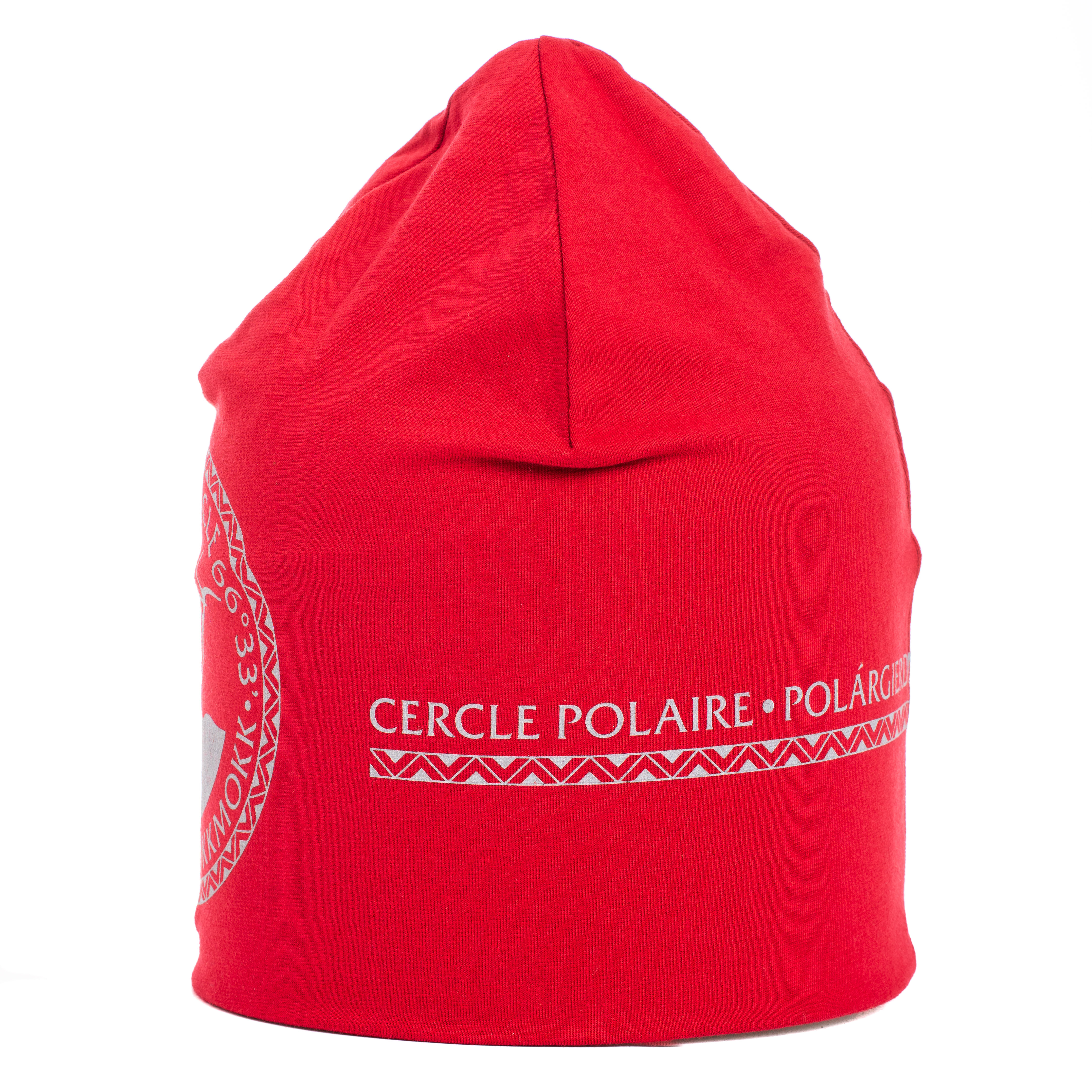 Reflective beanie Arctic Circle red - 2
