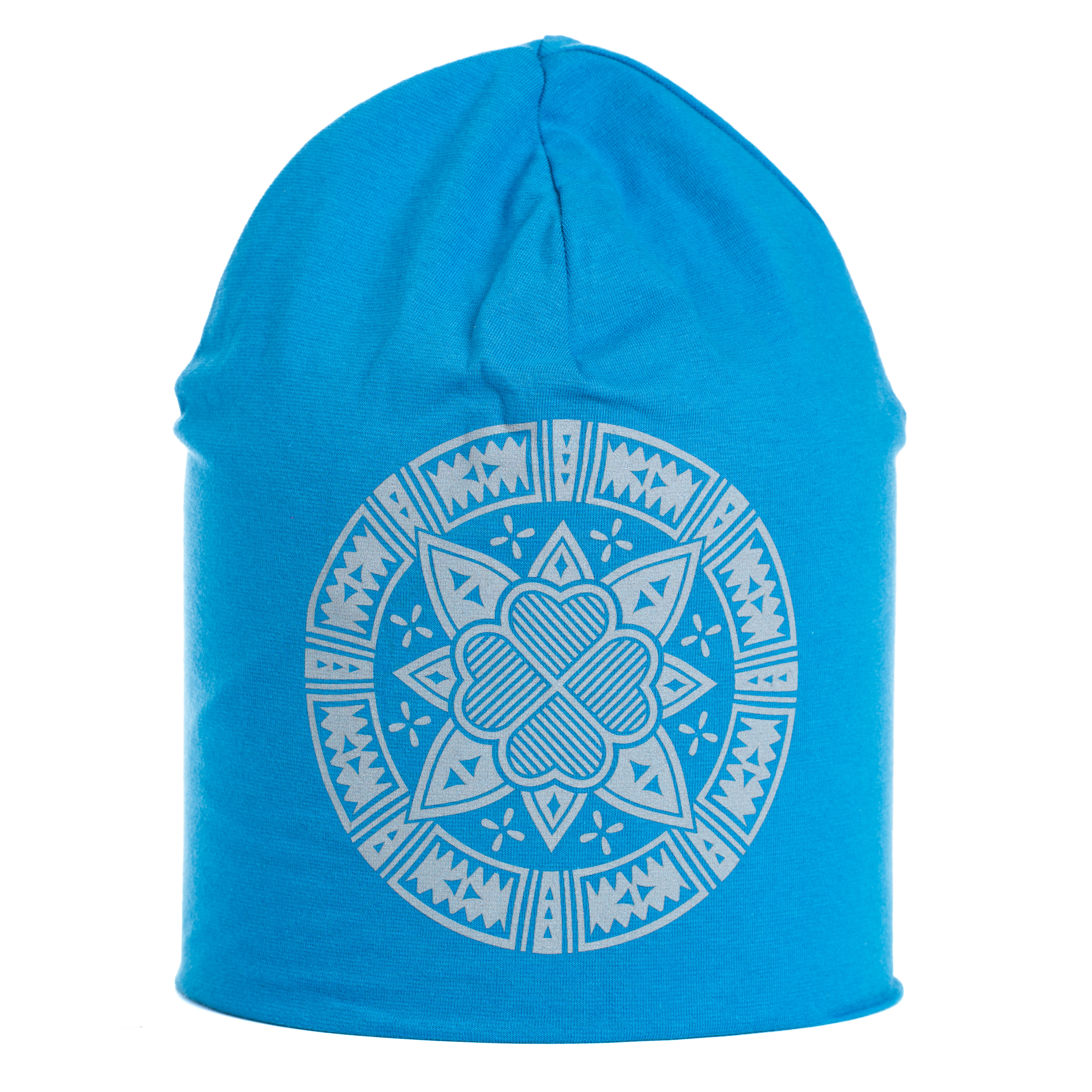 Reflective beanie Wild Rose blue