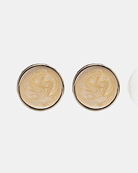 Ava Pearl Earrings Pearl Sand