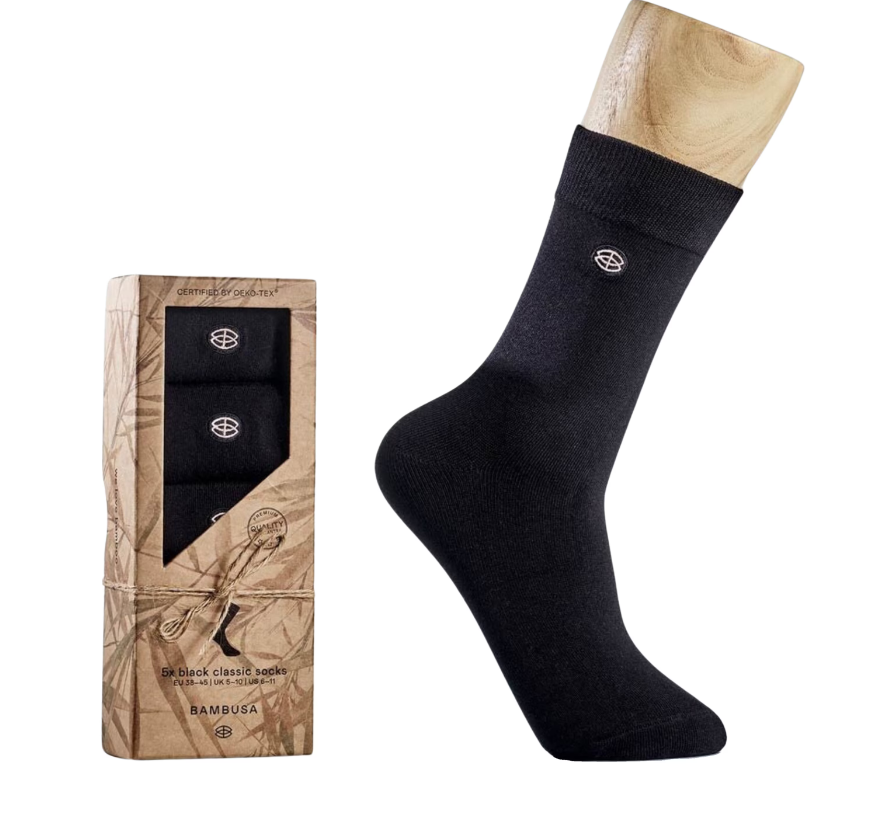 strumpor av bambu 5-Pack