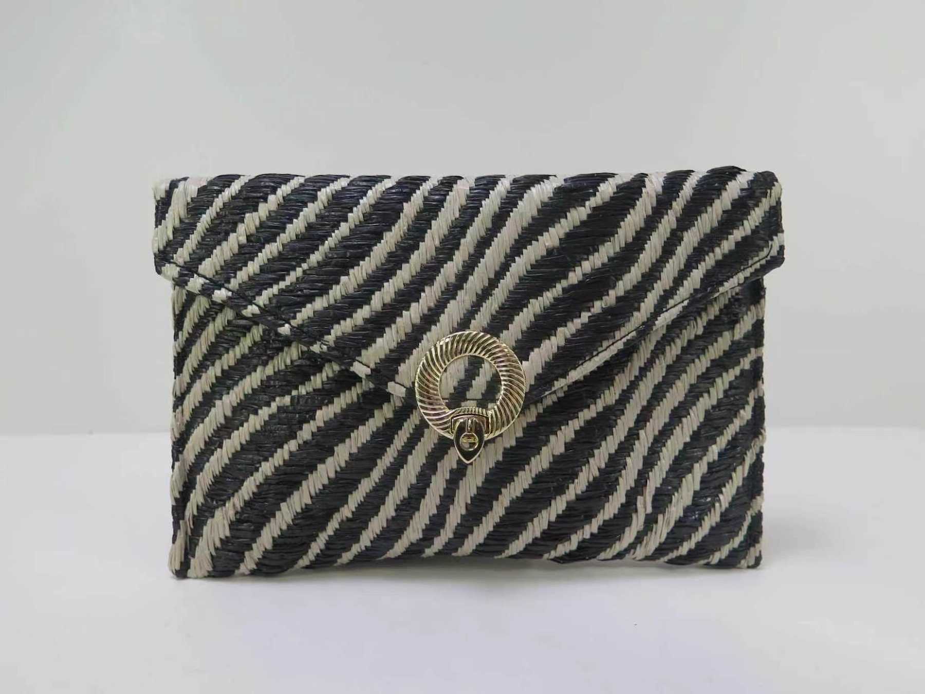 Zebra Bag Black White