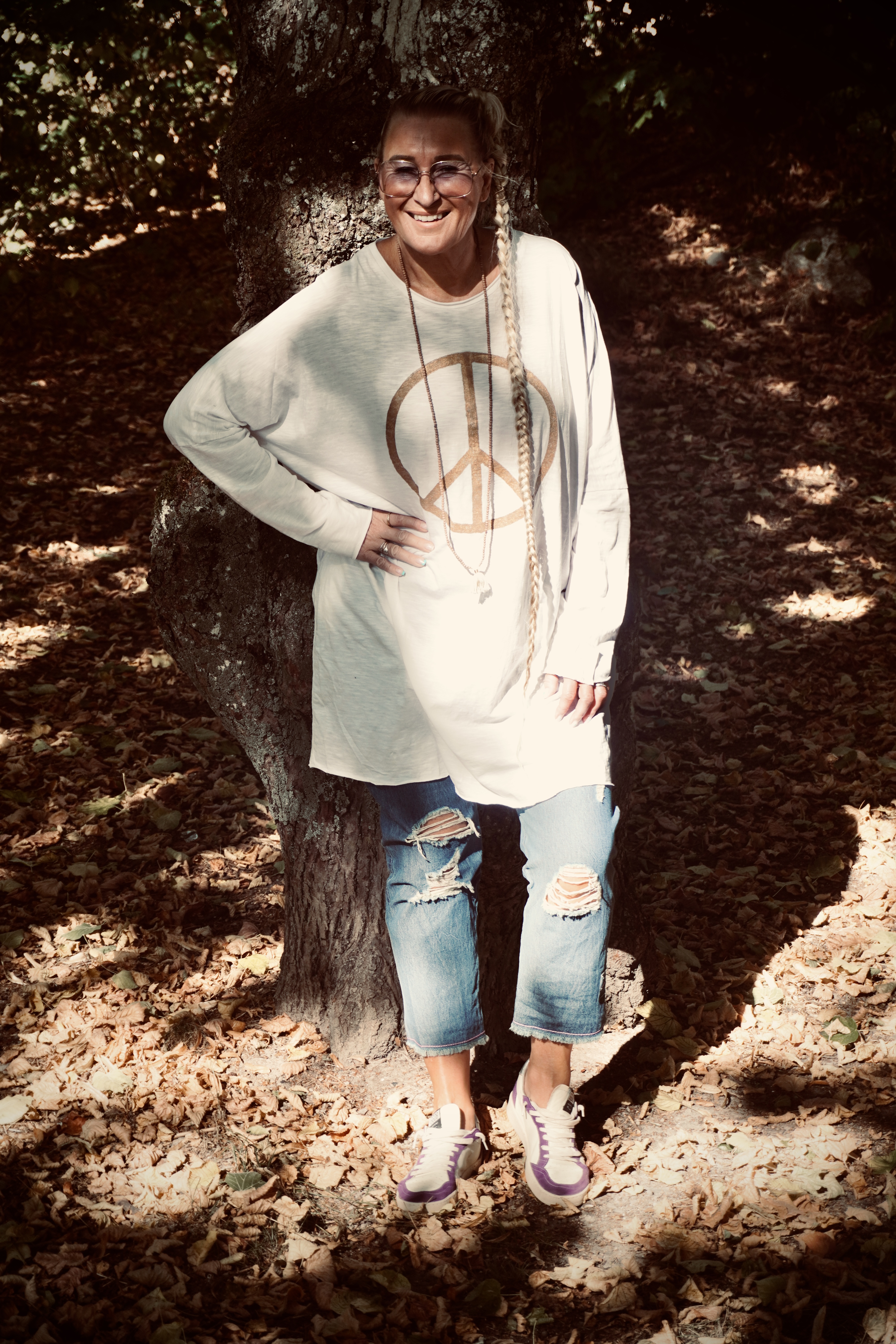 SISTER PEACE COTTON JERSEY DRESS SWEET WHITE 