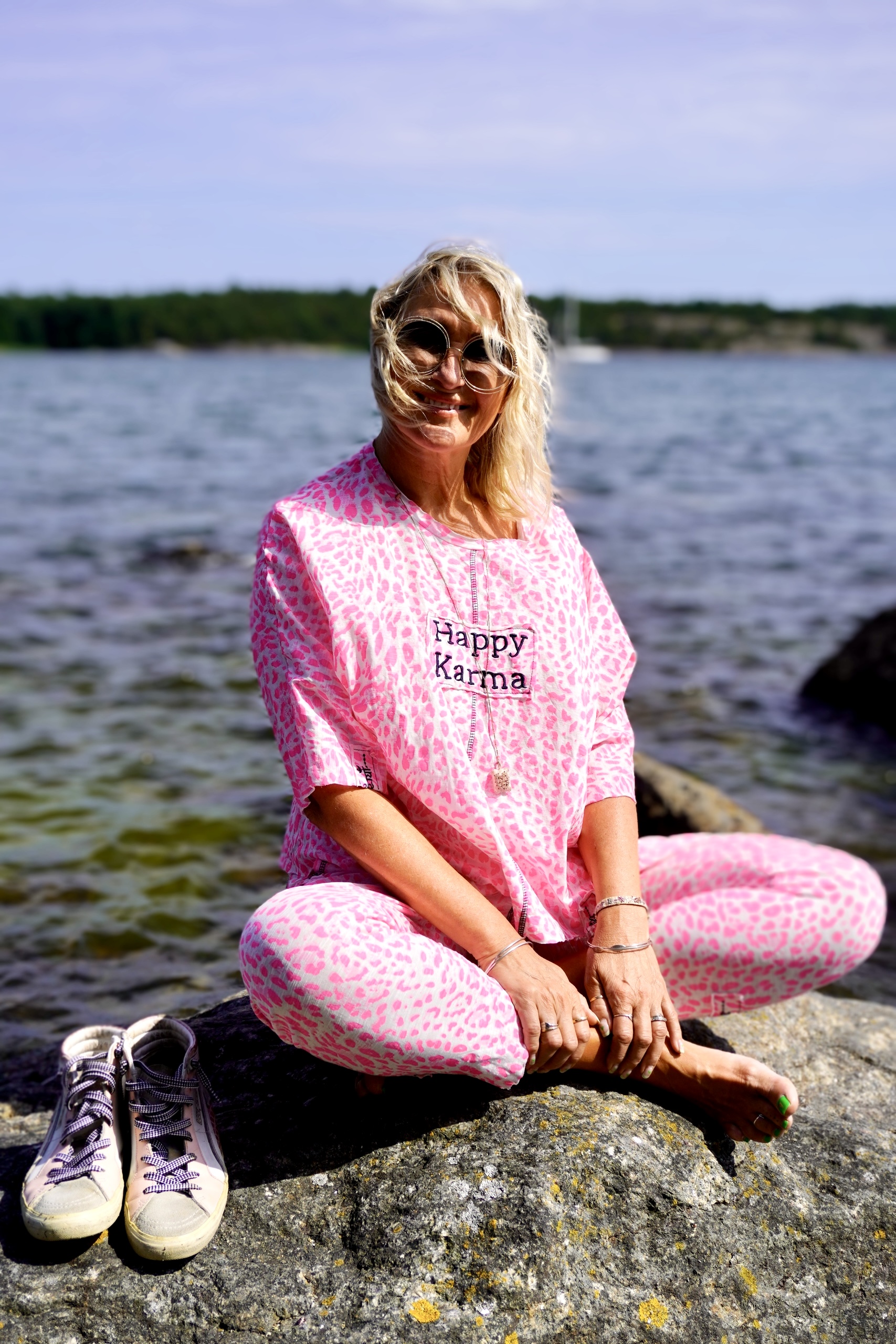 NEO LEO COTTON JERSEY TOP PINK 