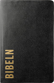Bibel 2026 Slimline - Bounded leather Svart med tumindex