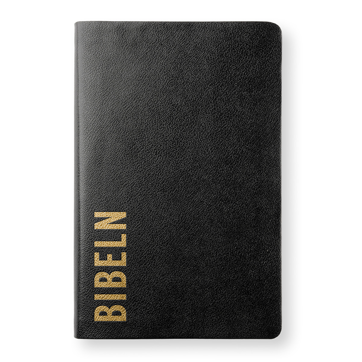 Bibel 2026 Slimline - Bounded leather Svart med tumindex