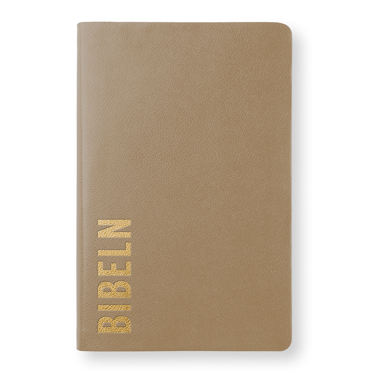 Bibel 2026 Slimline - Bounded leather Brun med tumindex