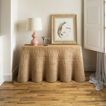 Scallop Rattan Konsolbord