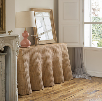 Scallop Rattan Konsolbord