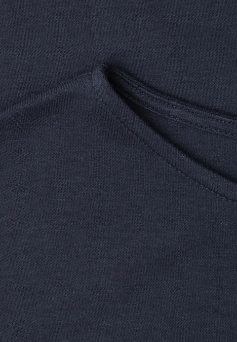 Basic shirt with bottom Darkest blue  Marinblå jerseytop
