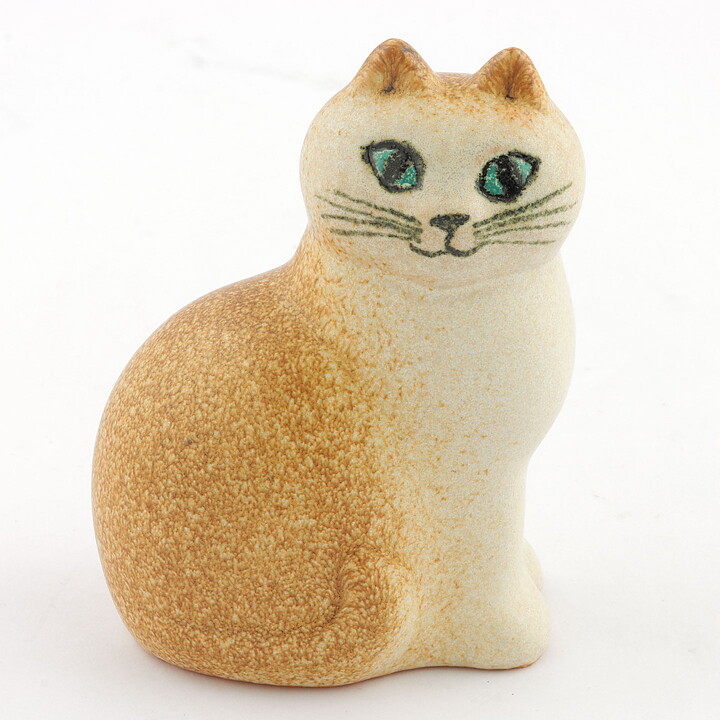 Lisa Larson (1996) Early Production Cat Måns Mini 10 cm (3)