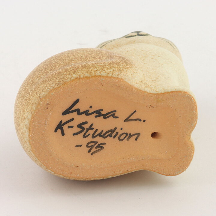 Lisa Larson (1996) Early Production Cat Måns Mini 10 cm (3)