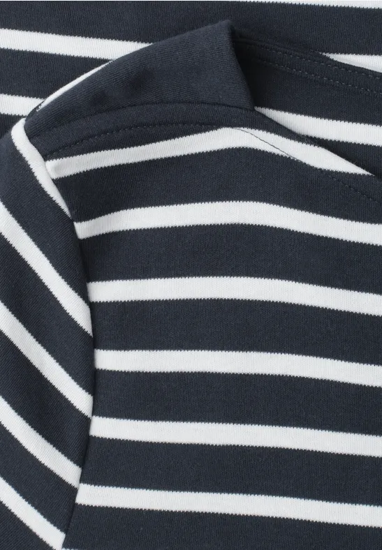 Basic u-boat shirt Darkerst blue  Randig top - 4