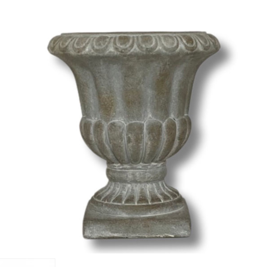 Kruka i cement – Trumpet Small grå 26 cm – Miljögården