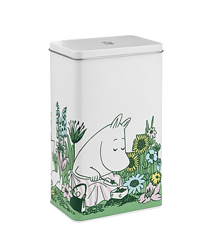 Kaffeburk Mumin i trädgården