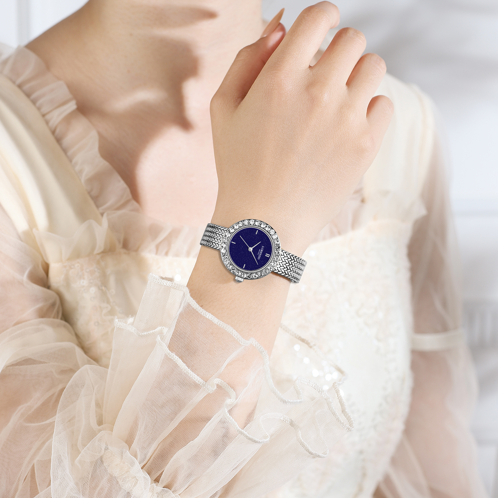Lorenzo Alessandra Argento Blu - 8