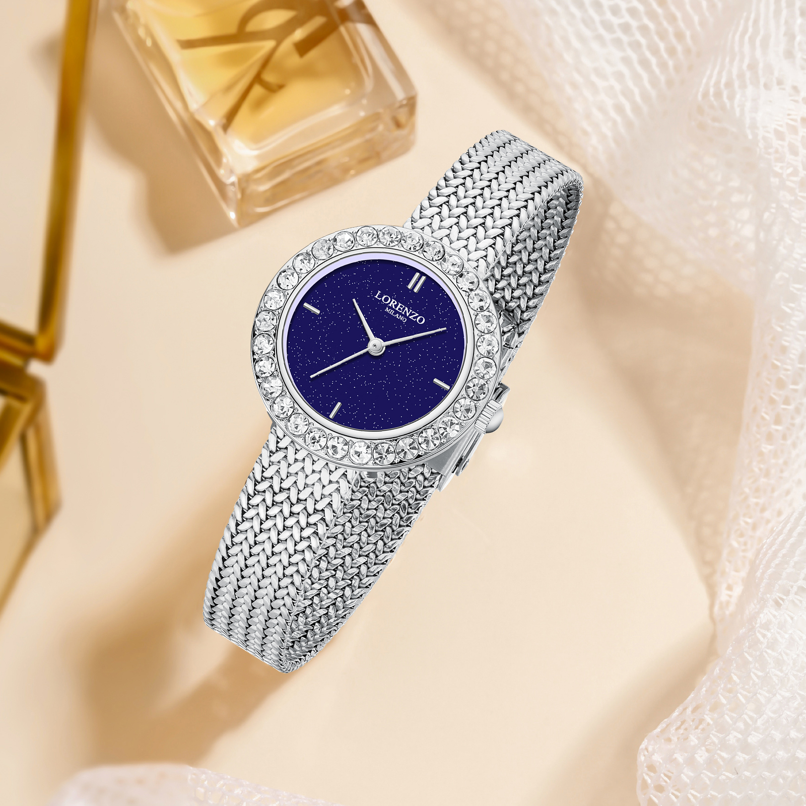 Lorenzo Alessandra Argento Blu - 5