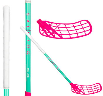 SALMING Mid Lite 35 JR mint/magenta