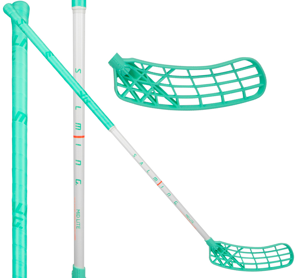 SALMING Mid Lite 32 JR white/mint
