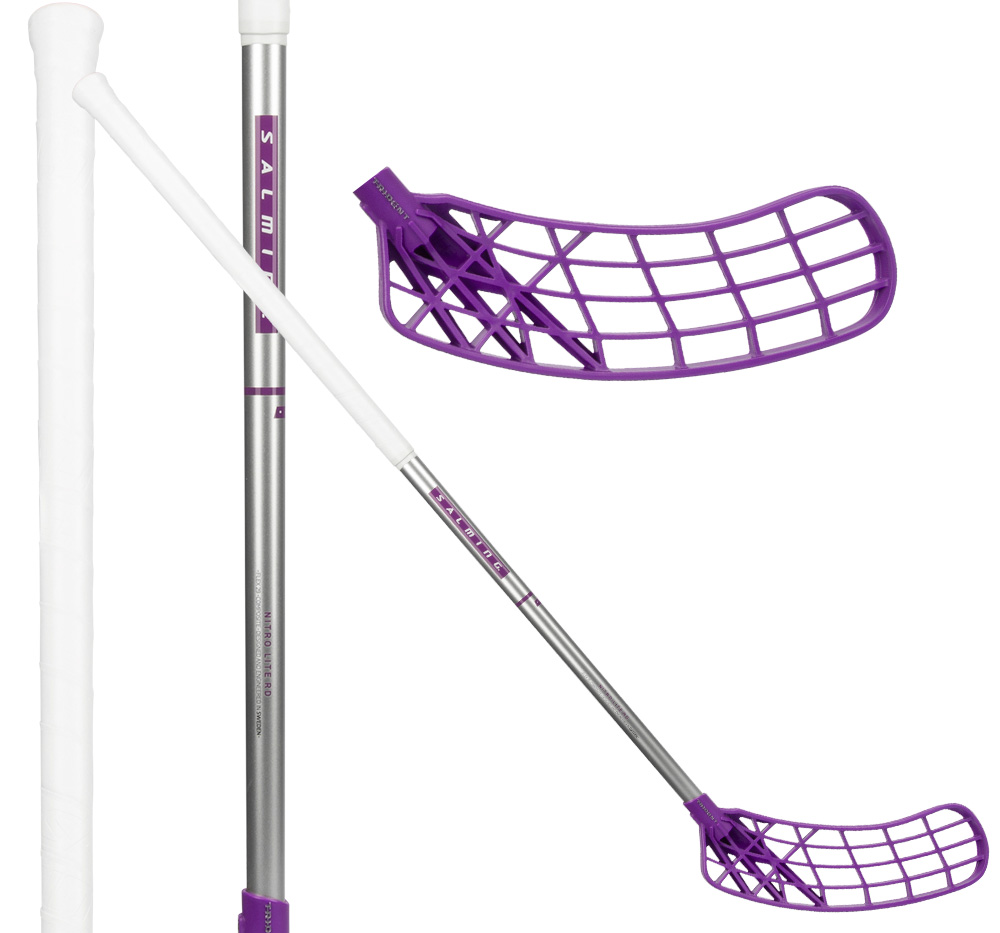 SALMING Nitro Lite RD Trident 30 JR silver/purple