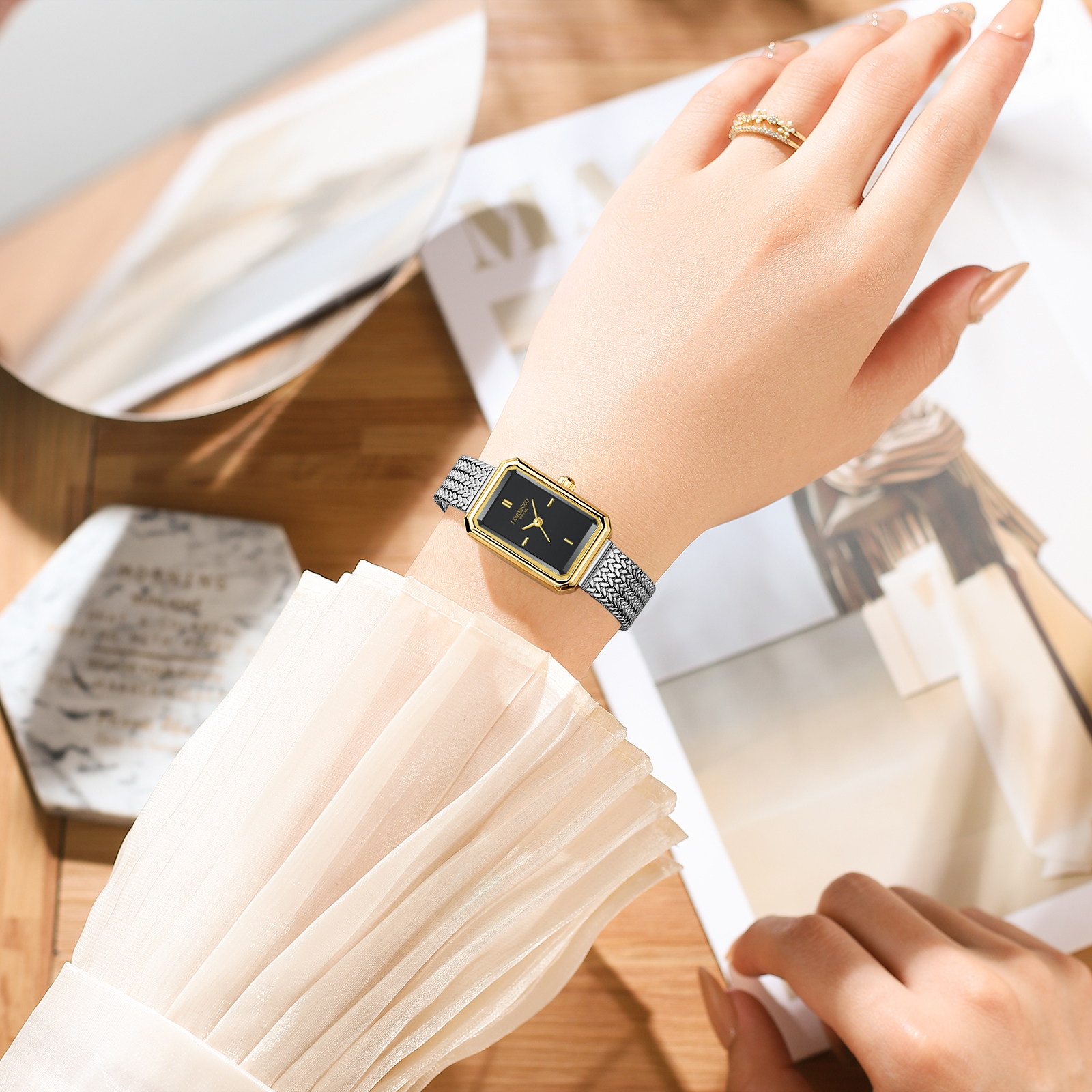 Lorenzo Celestina Argento Oro Nero - 4