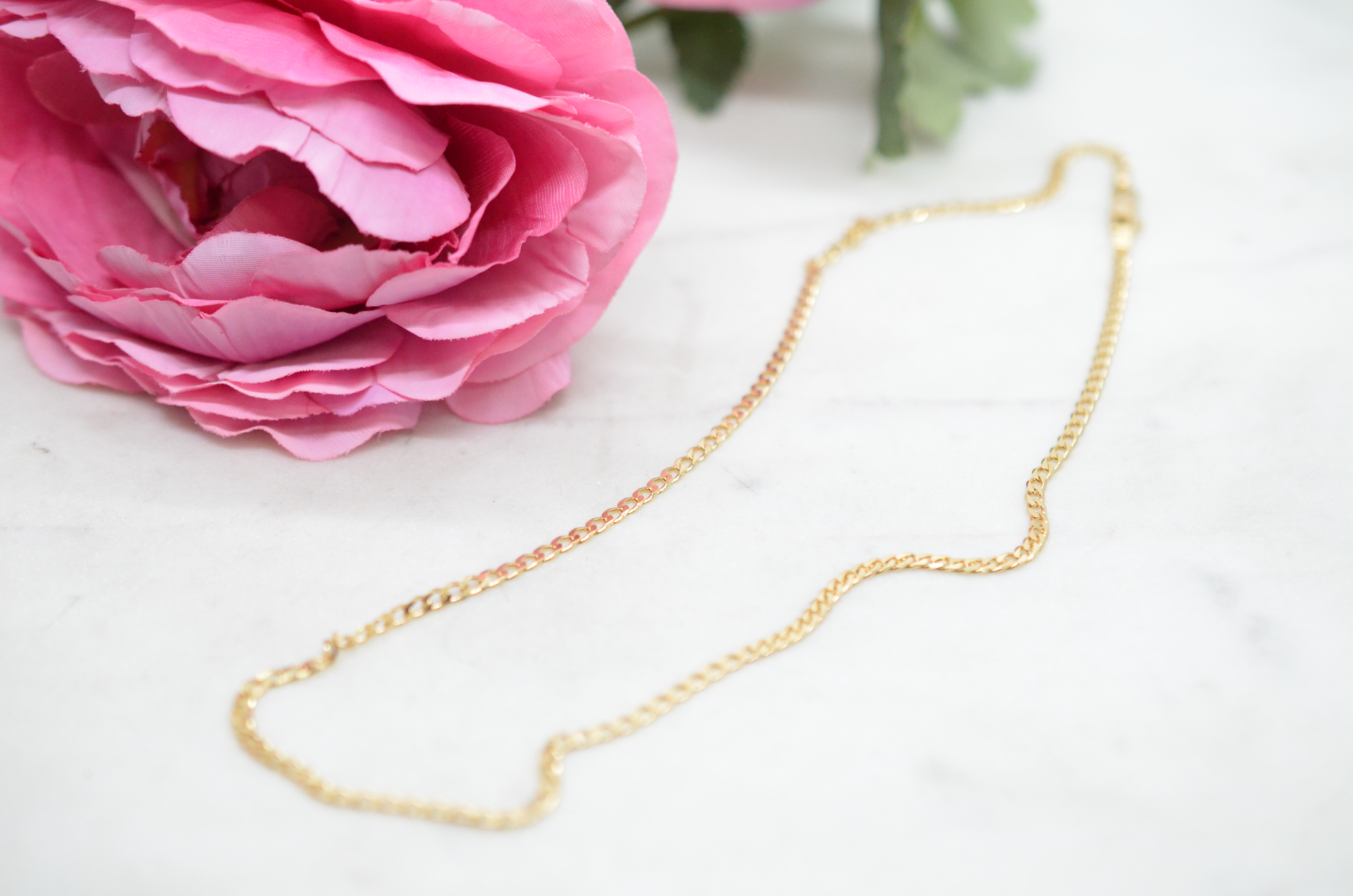 Secondhand 18k open-link necklace - 3