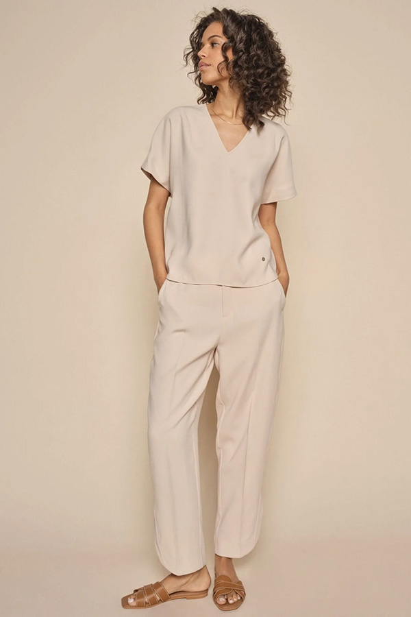 Mos Mosh - MMEyli Leia Pant Cement - 2