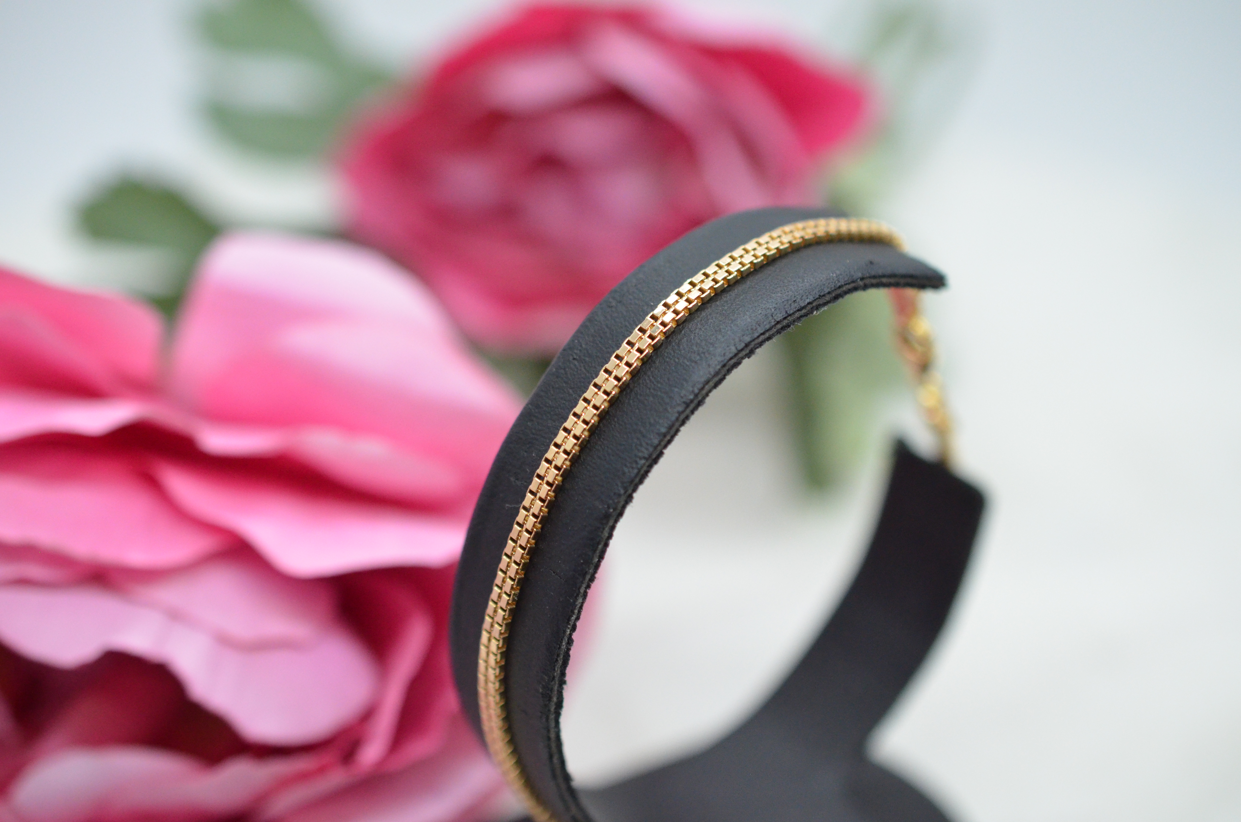 Vintage 18k bracelet with double Venetian links - 2
