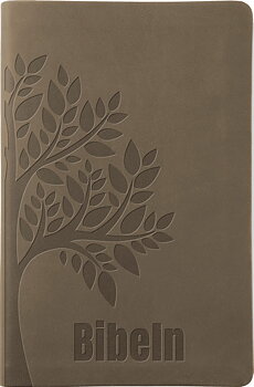 Bibel 2026 Slimline - Konstskinn brun