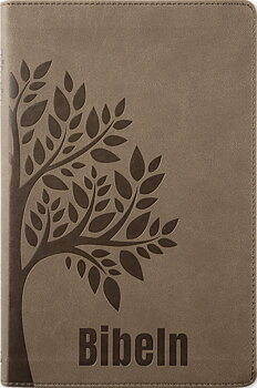 Bibel 2026 Slimline - Konstskinn brun