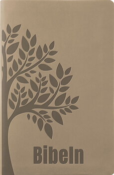 Bibel 2026 Slimline - Konstskinn ljusbrun