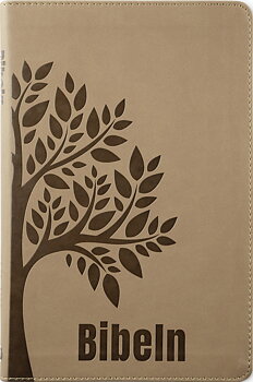 Bibel 2026 Slimline - Konstskinn ljusbrun