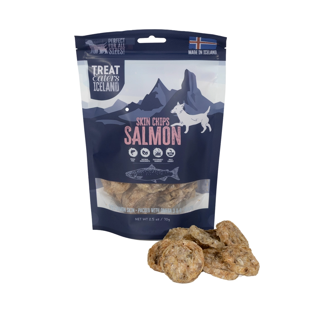 Treateaters Iceland chips av laxskinn