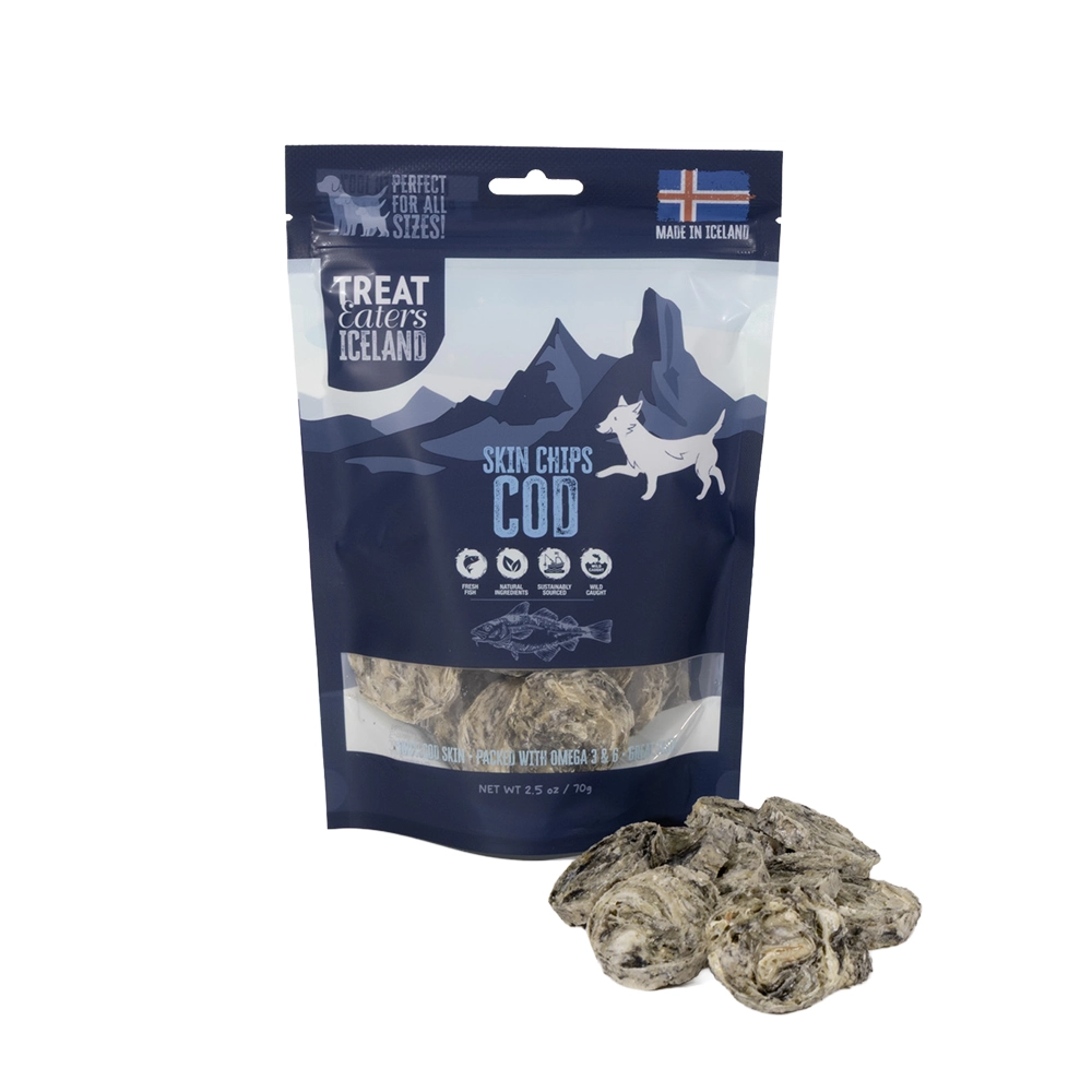 Treateaters Iceland skin chips cod