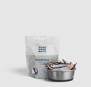 Sund Hundmat Skarpsill 60g