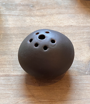 Stone Vas Brun Liten Ø9cm